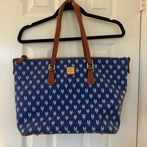 Dooney & Bourke New York Mets zip top purse
